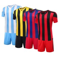 Herren Fussball Trikot+Shorts Set Kinder Kurzarm Trikotsatz Bunt Hobbymannschaft