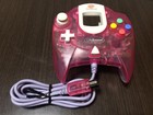 DC Controller Sega DreamCast CLEAR RED HKT-7700-04 JAPAN