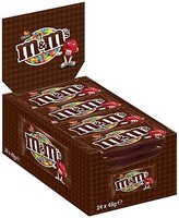 (1000g=10,18€) M&M's Choco - Schoko Schokolade Kugeln - 24 Beutel - M&M