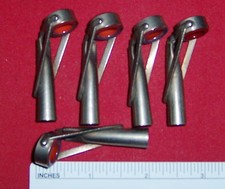 5 Med to Large Vintage Agate/Agatine Reinforced Offset Rod Tips New/Old Stock