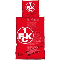 1.FC Kaiserslautern Bettwäsche Linon Betzelied NEU BUNDESLIGA FANSHOP Fanartikel