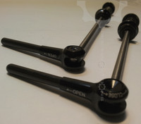 1 Set TITAN Carbon Schnellspanner schwarz eloxiert 43g