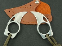 2X Outdoor Survival Camping Tactical MC Claw Karambit Knife Taschenmesser+Sheath