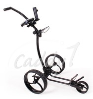 Design Golf Trolley CADDYONE 110 Schwarz, nur knapp 6kg