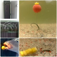 Karpfen Rig, GROSSE AKTION! 12 x mit Vorfach Tasche, Karpfen Boilie Haken NEU!!