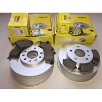 Textar Bremsen Set Bremsscheiben Bremsbeläge Bremsklötze Vorne + Hinten Opel