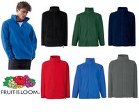 Fruit of the Loom Full zip fleece All Colours & Sizes