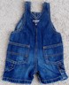 OshKosh B gosh Denim Overalls Shorts All Cotton Size 9 Months #671511
