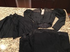 Victorian Vintage Clothing Lot - Lace Beading Embroidery - 3 Pieces