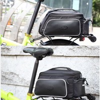 Fahrrad Gepäcktasche Satteltasche Gepäckträger Tasche Fahrradtasche Rucksack 