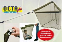 Behr Octa Plus Superstrong Großfischkescher- Karpfenkescher Aluminium 70cmx70cm