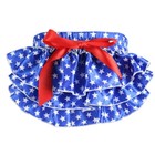 Baby Ruffle Bloomers Layers Diaper Cover Flower Shorts Skirts Blue/S Pants