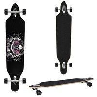 PRO.TEC Longboard Skateboard 104x23cm DROP-THROUGH Cruiser Komplett Board ABEC 7