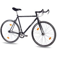 28" Zoll FIXIE RENNRAD FAHRRAD CHRISSON OLD ROAD 1.0 BH Bullhorn 56cm schwarz
