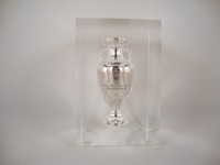 Fußball EM-Pokal 45mm in Acryl UEFA Euro 2008 (tm) EC 2016
