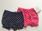 Size 9 Months 2 Shorts Baby Girl Carter's 2 Short Pants, Polka Dot NWT
