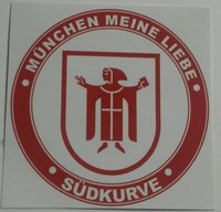 150x München Meine Liebe Kreis  Aufkleber Sticker Ultras Stadion