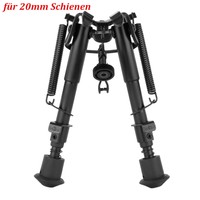 Einstellbar 6"-9" Taktische Federbelasteten Zweibein Waffen Bipod Jagd 20mm Rail