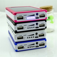 30000/50000/80000mAh Solar Panel Power Bank LED Dual USB Ladegerät Batterie