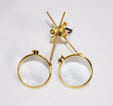 Gold Jewelers Double Clip on Eye Loupe Glasses | 5x & 10x Magnifying Power Lens