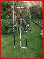  2 Balzer Brandungs Set`s 2 Ruten 2 Rollen mit Alu Dreibein neu