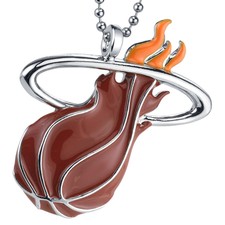 Mens Miami Heat NBA Chain Pendant Charm Official Licensed Necklace Lebron James