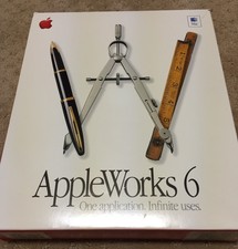 APPLEWORKS 6 for MAC OS 8.1 or later Design Layouts,Slides, 25,000+ Clip Art