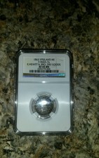 1863 Ypsilanti mi e.hewitt & bros. Dry goods f-960a-7a ngc Xf45 bn