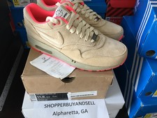 Nike Air Max 1 Milan QS Hometurf Series Linen Size 7.5 UK Nike Air Max 1 Milan QS Hometurf Series Linen Size 7.5 UK