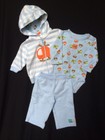 Helicopter baby boy hoodie three piece set size 3m