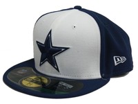 Dallas Cowboys New Era 59fifty On Field navy white Baseball Cap
