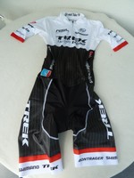 Neu Bontrager Trek Factory Racing Aero Einteiler Zeitfahranzug Skinsuit Größe L 