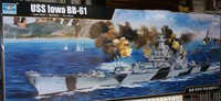 Trumpeter 03706  : Schlachtschiff  " USS IOWA " BB61 - Kit in 1:200 !!