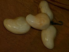 Alabaster Mango Cluster from Italy Wire Stem Deep Veined