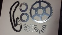 Kettenrad und Kette für MAW - Fahrradhilfsmotor 