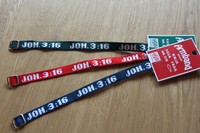 Armband gewebt Joh.3:16 christlich W.W.J.D. Teens Jugend Gott Jesus CVJM EC Gott
