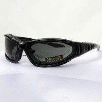 Biker Chopper Motorrad Sport Brille Sonnenbrille Splitterfrei Getönt UV400 NEU