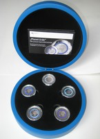 5 x 5 Euro Deutschland 2016 BU "Planet Erde" - A D F G J - mit LED-Beleuchtung