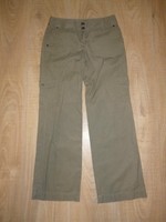 Tom Tailor Damenhose Gr.36 L32 Baggyhose Khaki Cargohose Jeans Damenjeans Stoff