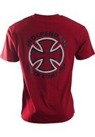 Independent Classic Bauhaus Cross T-Shirt Cardinal Red Gr. S - XL