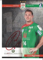 Autogrammkarte AK signiert signed SC Magdeburg JACOB BAGERSTED