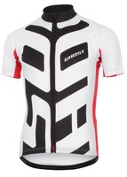 GHOST Jersey short Kurzarmtrikot Trikot Performance Jersey short white/red 2016