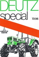DEUTZ special 7206A Prospekt 1 x ORIGINAL DEUTZ S 7206 Prospekt sehr alt 12.1976