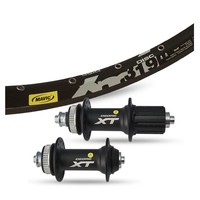 Laufradsatz MTB Disc 26 Zoll Shimano Deore XT 785 schwarz, Mavic XM 319 schwarz