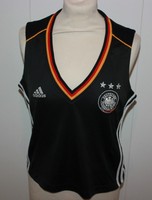 ADIDAS DEUTSCHLAND DFB DAMEN TRIKOT WESTE No 13 AUSWARTZ 2004 GR 44