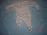 CARTERS BABY GIRLS SIZE 6M WARM FOOTED BLANKET SLEEPER NWTS