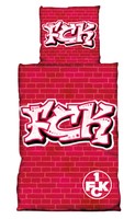 Linon-Bettwäsche "Grafitti" 1. FC KAISERSLAUTERN NEU