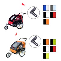 Kinderanhänger 2-in-1 Kinder Fahrradanhänger Radanhänger mit/ohne 360° Drehbar