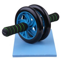 Bauchtrainer roller mit Knie Pad AB Wheel Bauchroller Bauchmuskeltrainer Fitness