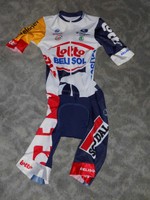 Rarität Vermarc Team Lotto Belisol Tour 2013 Sprint Einteiler / Road Skinsuit